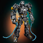 Mesiondy Obsidian Enforcer Mech Building Kit – 2362 PCS Premium Brick System | Energy Whip Effects | Light-Up Reactor Details