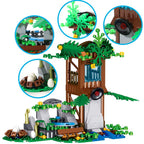Mesiondy Prehistoric Apex Predator Expedition Building Set – 546 PCS Premium Brick System | Dino Transport Truck, Watchtower & Dinosaur Figures
