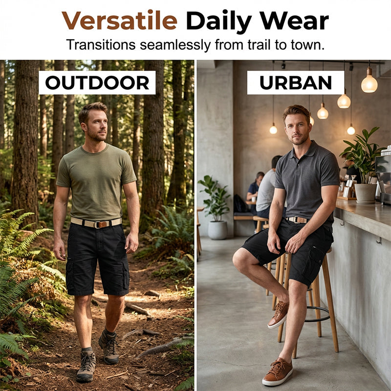 Men's Knee-Length Tactical Work Shorts