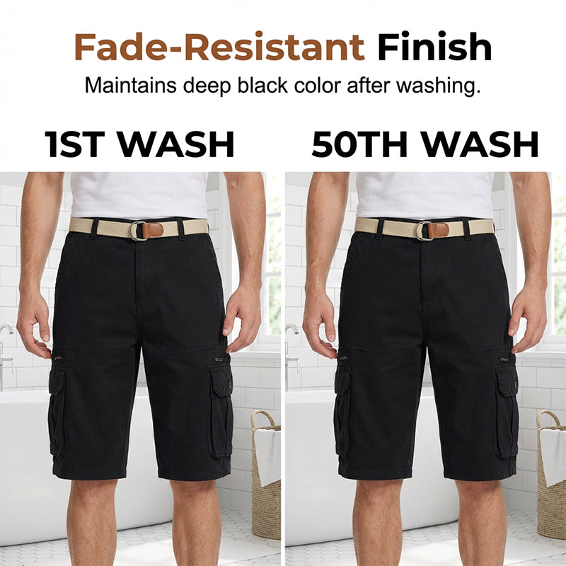Men's Knee-Length Tactical Work Shorts